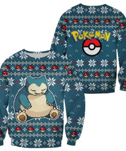Pokemon Snorlax Ugly Christmas Sweater Custom Xmas Gift