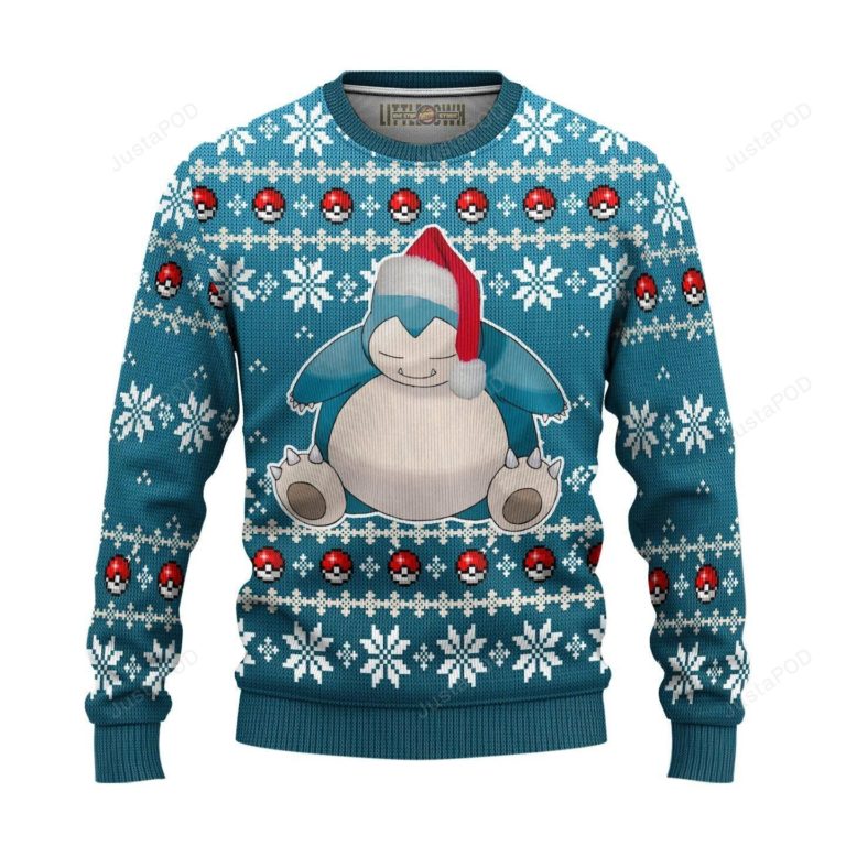 Pokemon Snorlax Ugly Christmas Sweater