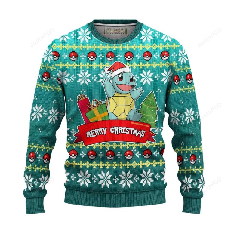 Pokemon Squirtle Ugly Christmas Sweater