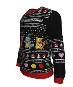 Pokemon Starters Premium Ugly Christmas Sweater