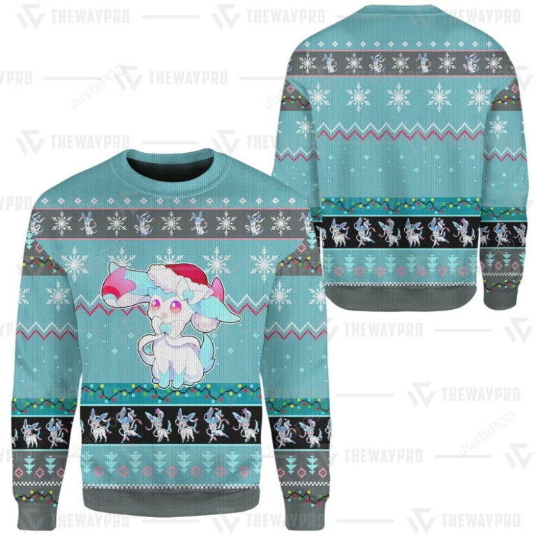 Pokemon Sylveon Christmas Sweater, Sweatshirt