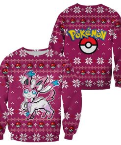 Pokemon Sylveon Ugly Christmas Sweater Custom Xmas Gift