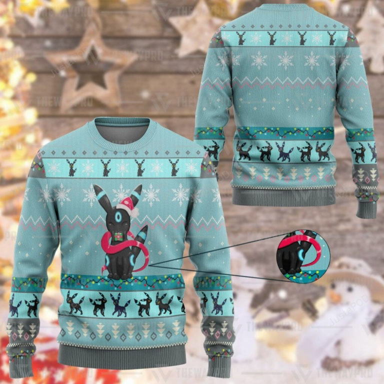 Pokemon Umbreon Christmas Sweater, Sweatshirt
