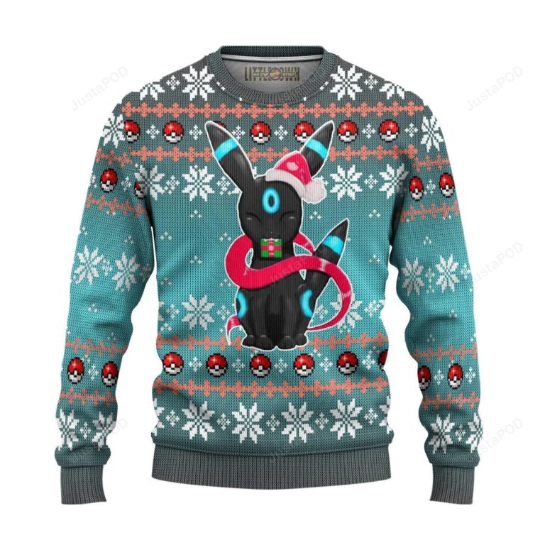 Pokemon Umbreon Ugly Christmas Sweater