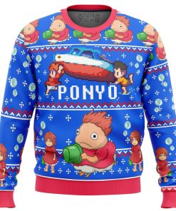 Ponyo Premium Ugly Christmas Sweater