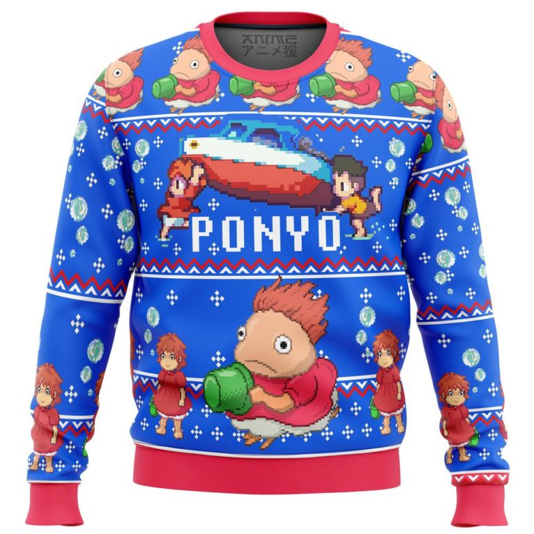 Ponyo Premium Ugly Christmas Sweater