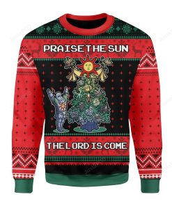 Praise The Sun The Lord Is Come For Unisex Ugly Christmas Sweater Praise The Sun The Lord Is Come For Unisex Ugly Christmas Sweater