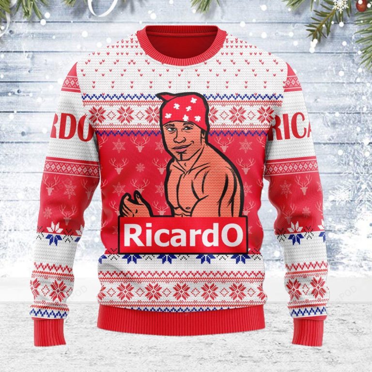 Ricardo Milos Meme Funny For Unisex Ugly Christmas Sweater