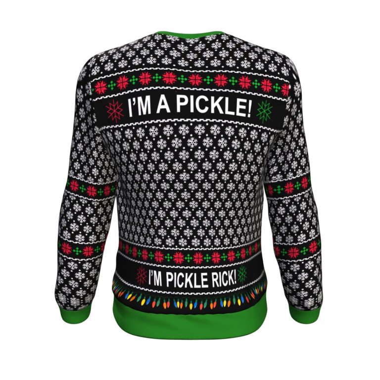 Rick And Morty Pickle Rick Premium Ugly Christmas Sweater