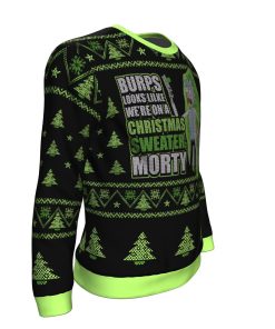 Rick And Morty Were In A Xmas Sweater Premium Ugly Christmas Sweater