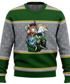 Rising Of The Shield Hero Characters Premium Ugly Christmas Sweater