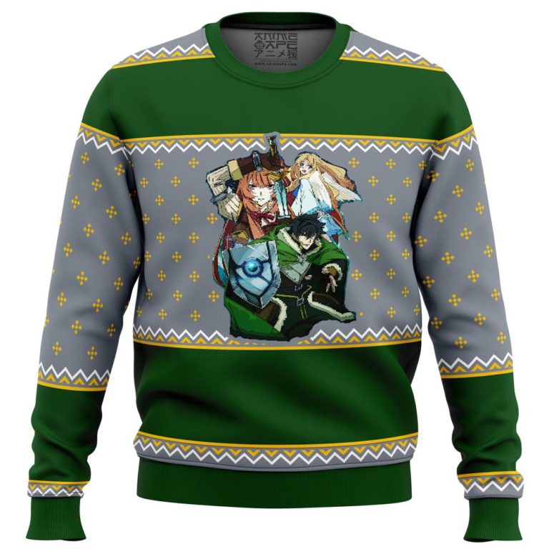Rising Of The Shield Hero Characters Premium Ugly Christmas Sweater