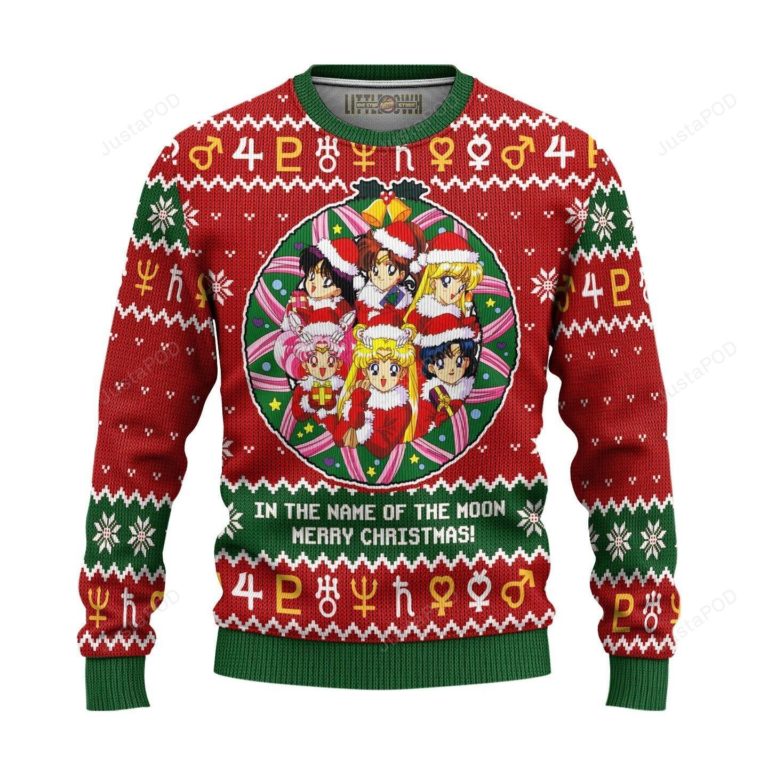 Sailor Guardians For Unisex Ugly Christmas Sweater
