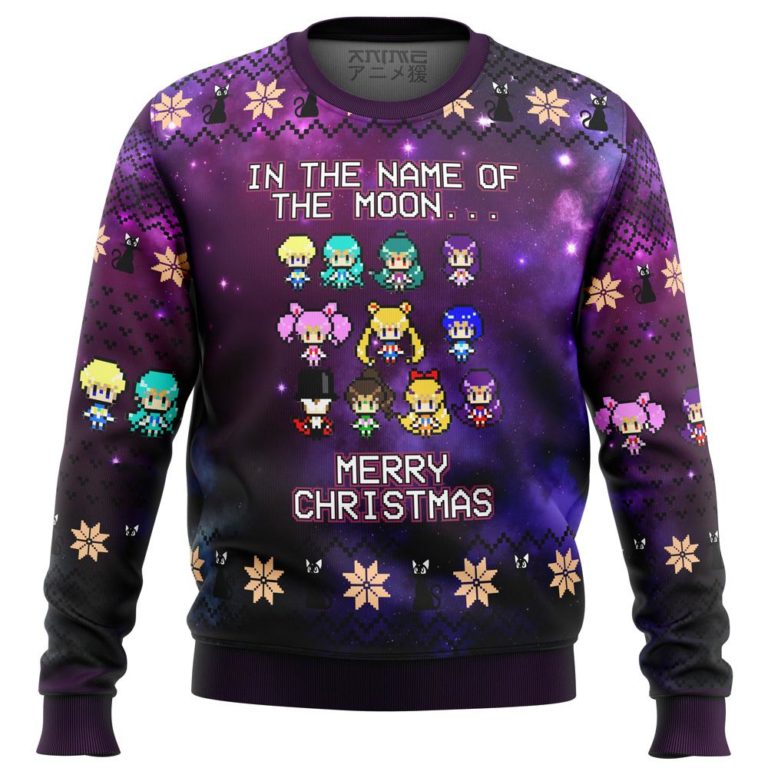 Sailor Moon Premium Ugly Christmas Sweater