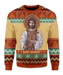 Saint Joseph The Worker For Unisex Ugly Christmas Sweater
