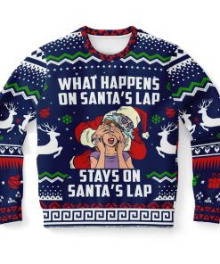 Santas Lap Ugly Christmas Sweater