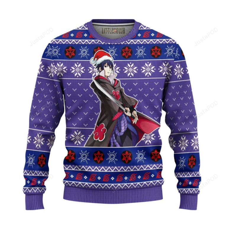 Sasuke Akatsuki Ugly Christmas Sweater