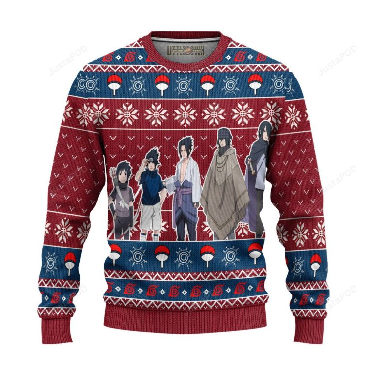 Sasuke Ugly Christmas Sweater