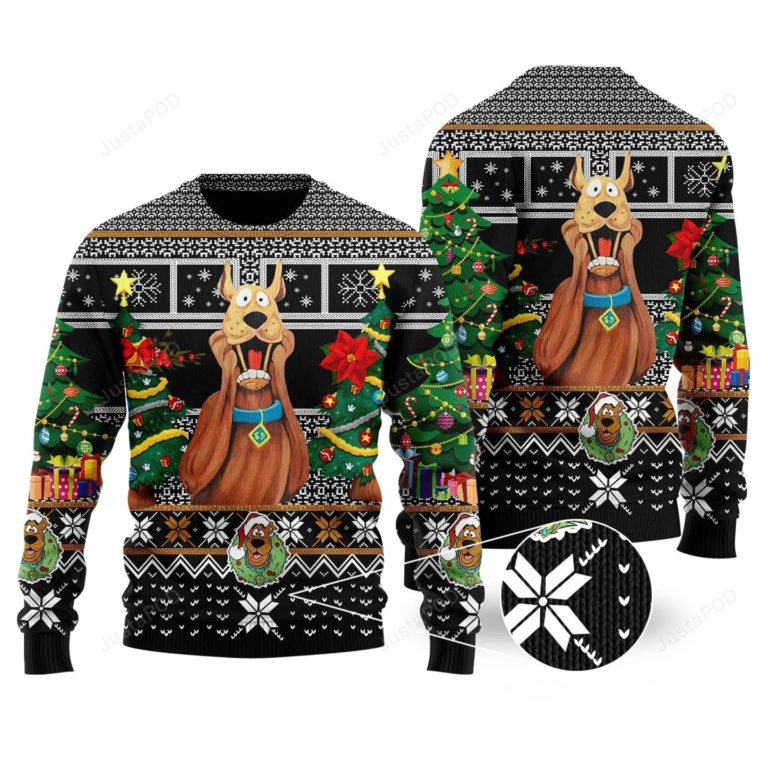 Scooby Doo Christmas Tree Sweater, Sweatshirt
