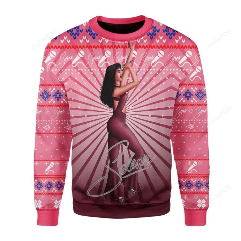 Selena Quintanilla For Unisex Ugly Christmas Sweater