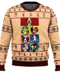 Seven Deadly Sins Minimal Premium Ugly Christmas Sweater