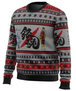 Shinsuke And Gintoki Gintama Premium Ugly Christmas Sweater