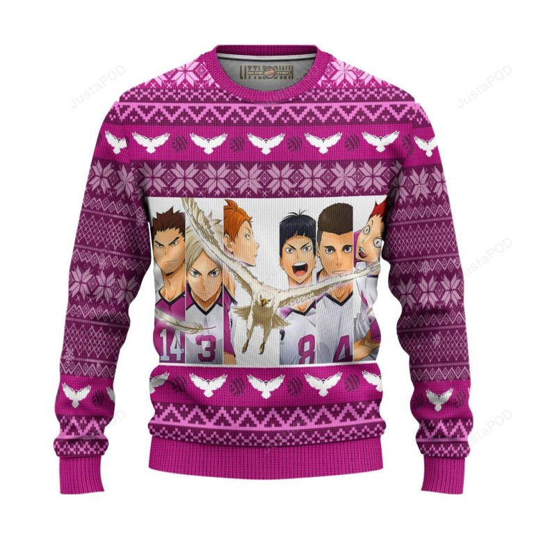 Shiratorizawa Academy For Unisex Ugly Christmas Sweater