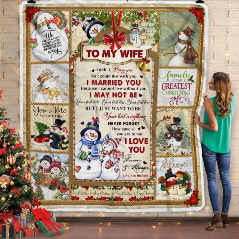 Snowman You And Me We Got This Fleece Blanket