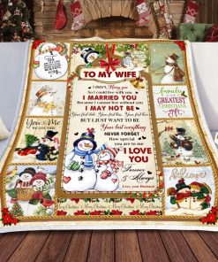 Snowman You And Me We Got This Fleece Blanket