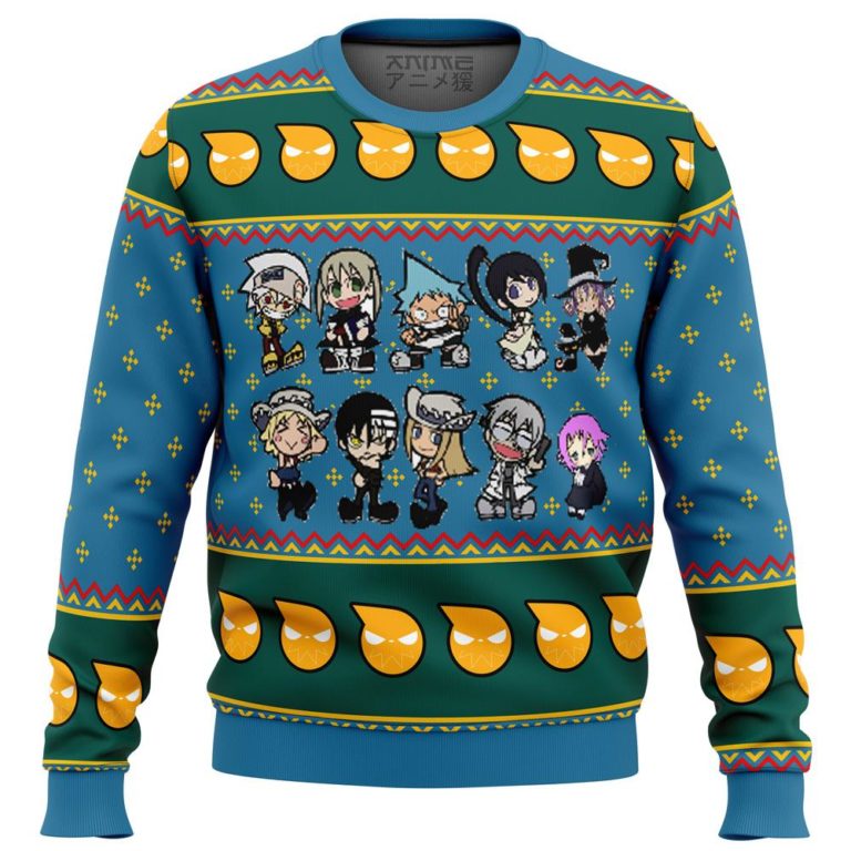 Soul Eater Chibi Premium Ugly Christmas Sweater
