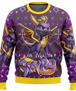 Spyro The Dragon Premium Ugly Christmas Sweater