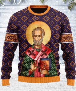 St. Nicholas For Unisex Ugly Christmas Sweater