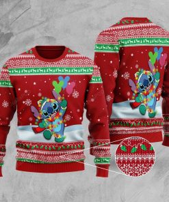 Stitch Light Shape Christmas Sweater, Sweatshirt