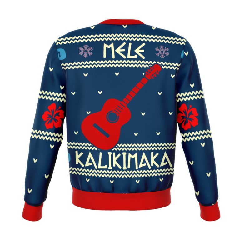 Stitch Mele Kalikimaka Premium Ugly Christmas Sweater