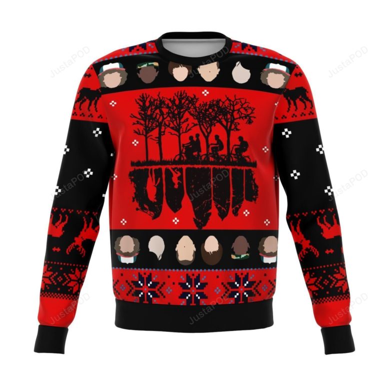Stranger Things Premium Ugly Christmas Sweater