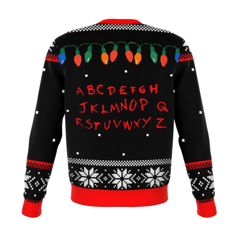 Stranger Things Who You Gonna Call Premium Ugly Christmas Sweater