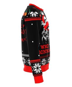 Stranger Things Who You Gonna Call Premium Ugly Christmas Sweater