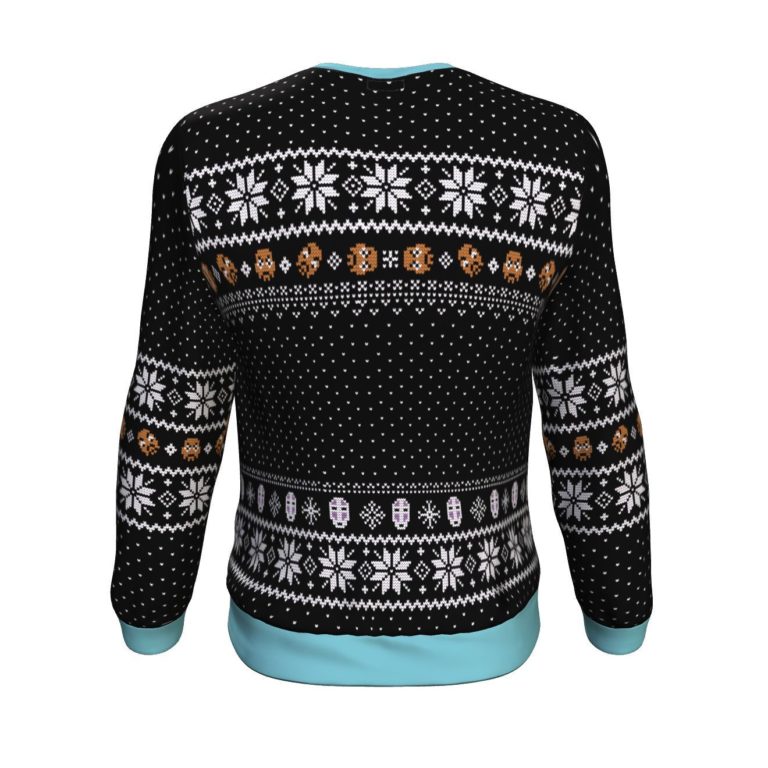Studio Ghibli Haku Spirits Miyazaki Premium Ugly Christmas Sweater