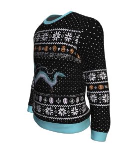 Studio Ghibli Haku Spirits Miyazaki Premium Ugly Christmas Sweater