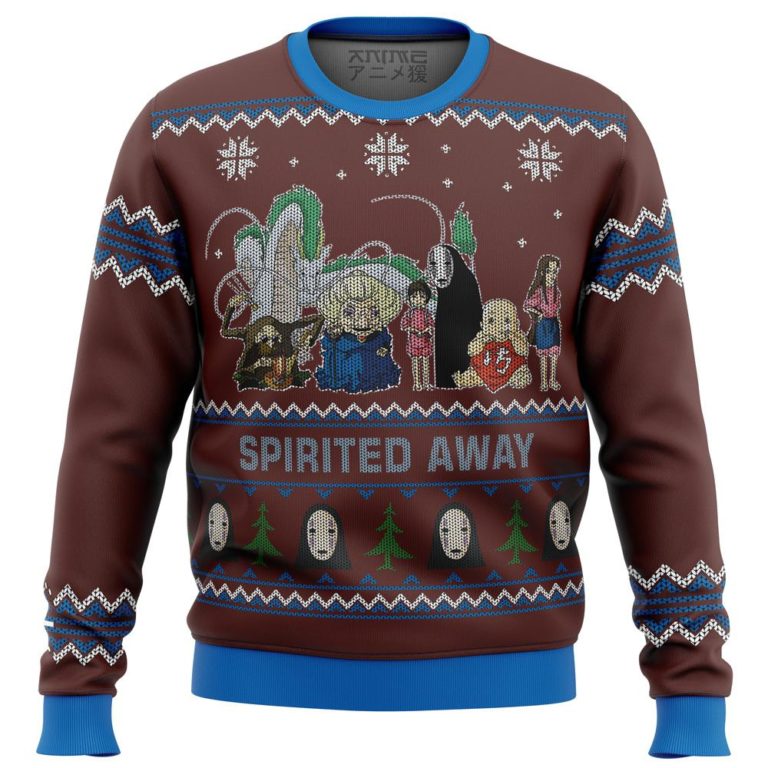 Studio Ghibli Spirited Away Alt Premium Ugly Christmas Sweater