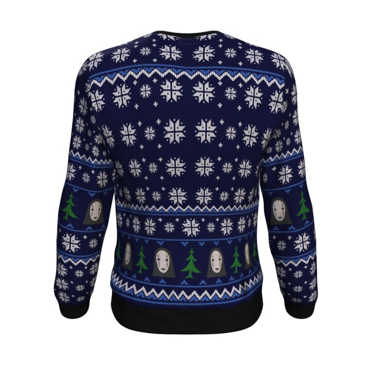 Studio Ghibli Spirited Away Squad Premium Ugly Christmas Sweater