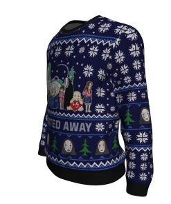Studio Ghibli Spirited Away Squad Premium Ugly Christmas Sweater Studio Ghibli Spirited Away Squad Premium Ugly Christmas Sweater