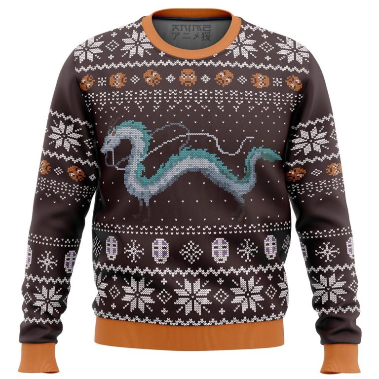 Studio Ghibli Spirits Premium Ugly Christmas Sweater