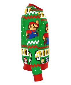 Super Mario Jump Premium Ugly Christmas Sweater