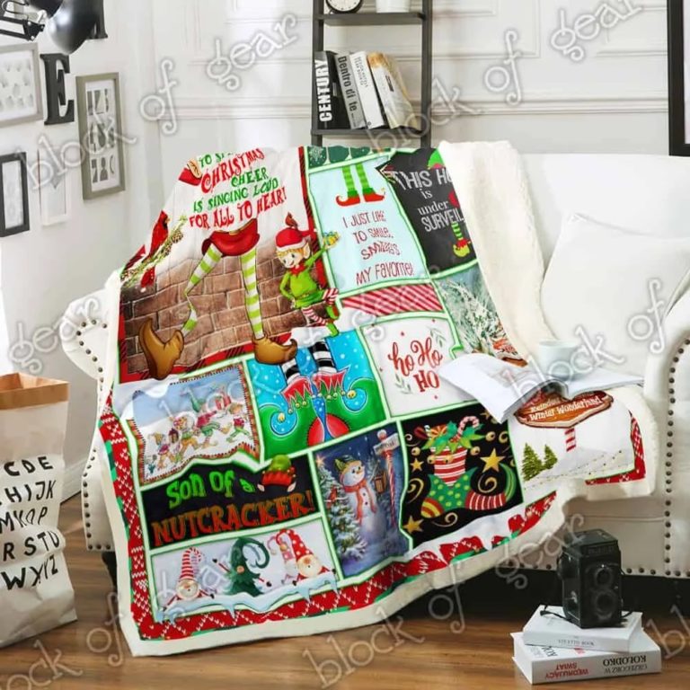 The Best Way To Spread Christmas Cheer Elf Fleece Blanket
