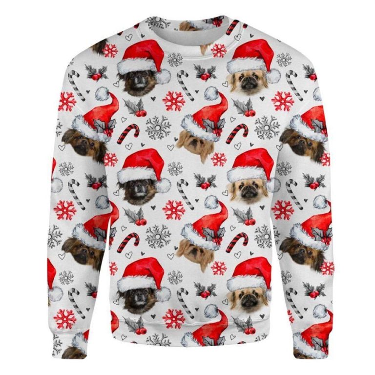 Tibetan Spaniel – Xmas Decor Ugly Sweatshirt