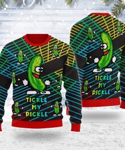Tickle My Pickle For Unisex Ugly Christmas Sweater