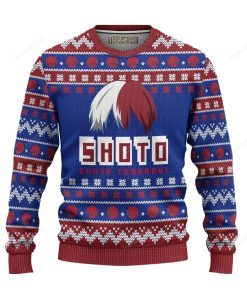 Todoroki My Hero Academia For Unisex Ugly Christmas Sweater
