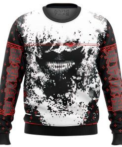 Tokyo Ghoul Kaneki Splatter Premium Ugly Christmas Sweater