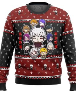 Tokyo Ghoul Sprites Premium Ugly Christmas Sweater